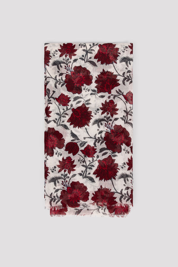 Cortefiel Fular floral Multicolor