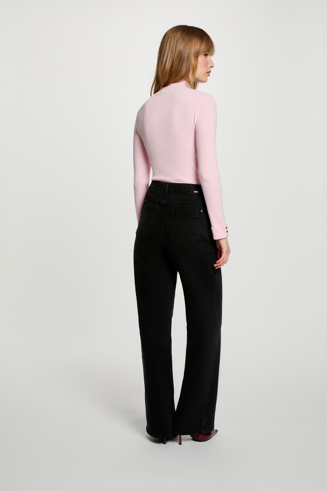Morgan Jeans largos de cintura alta