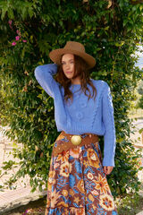 Jaase Camisola de malha Azul