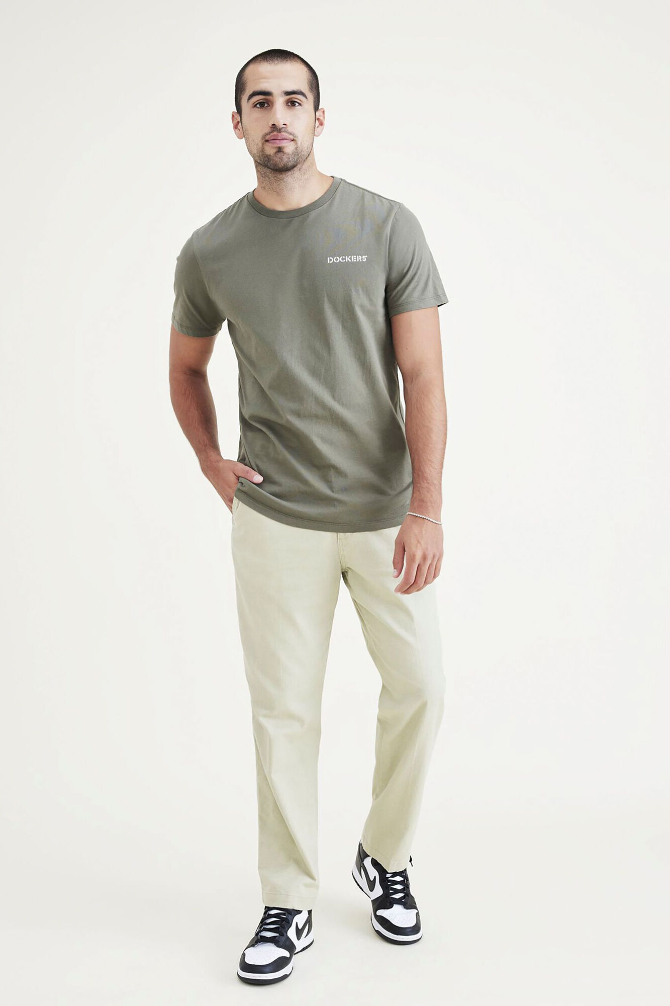 Dockers T-shirt corte slim logo