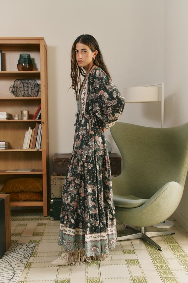 Jaase Vestido maxi Teresa Verde