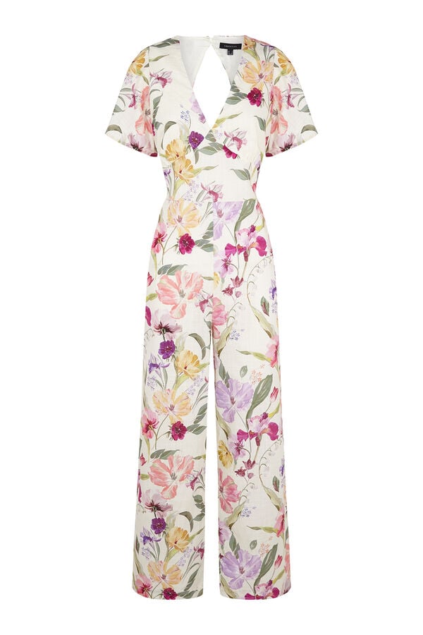 Cortefiel Printed jumpsuit Multicolour
