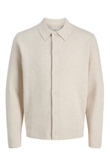Jack & Jones Cardigan de gola polo Branco