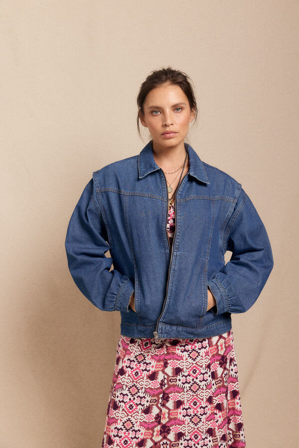 Slowlove Jaqueta bomber jeans  Azul