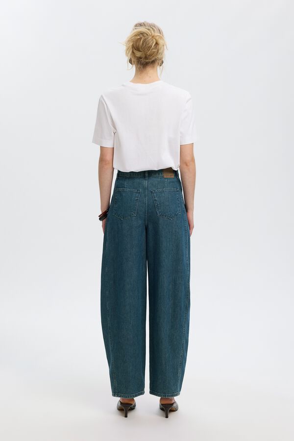 Selected Jeans Barrel Fit Azul