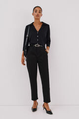 Cortefiel Easy fit jeans  Black