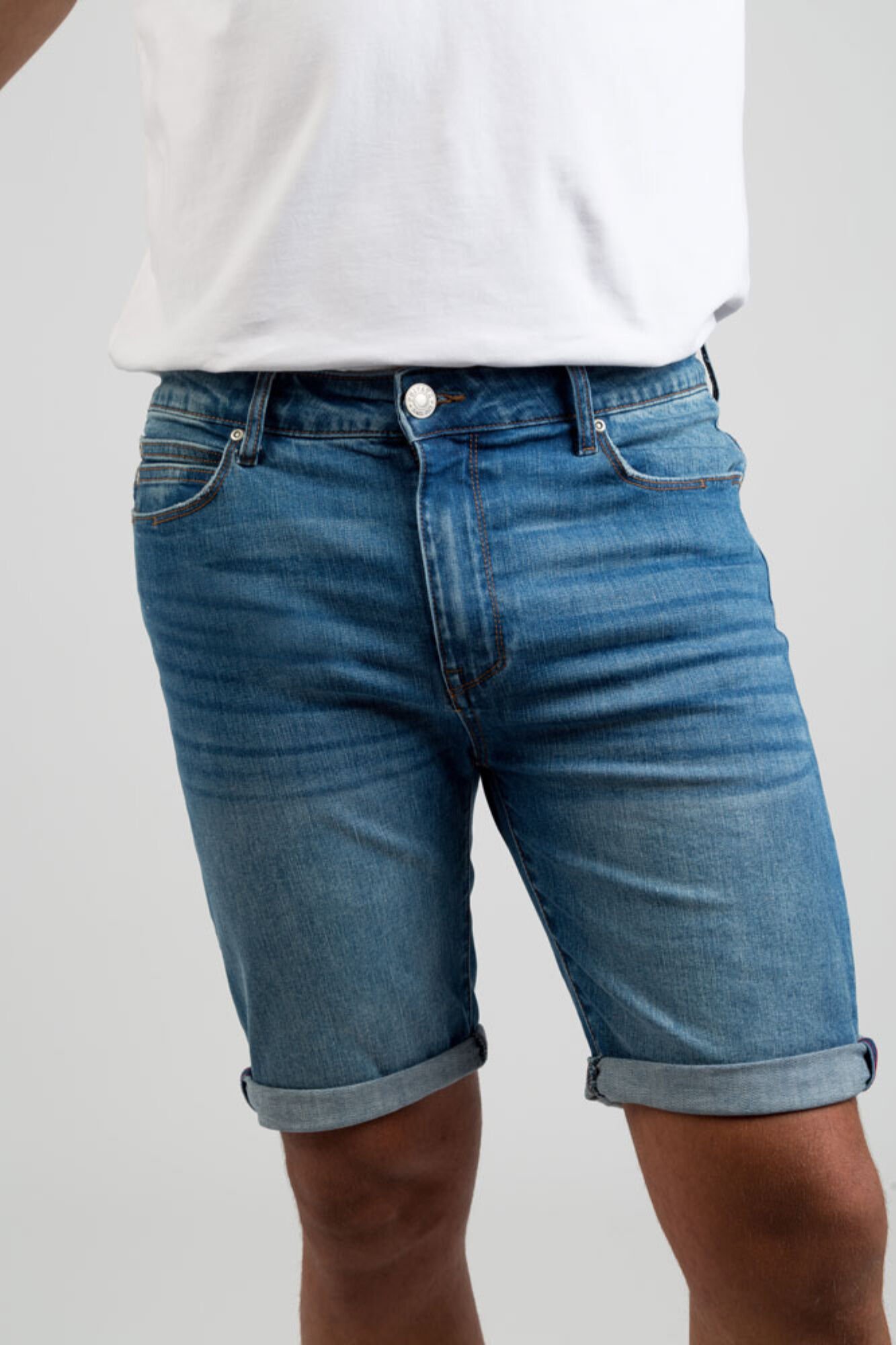 Privata Denim Bermuda shorts