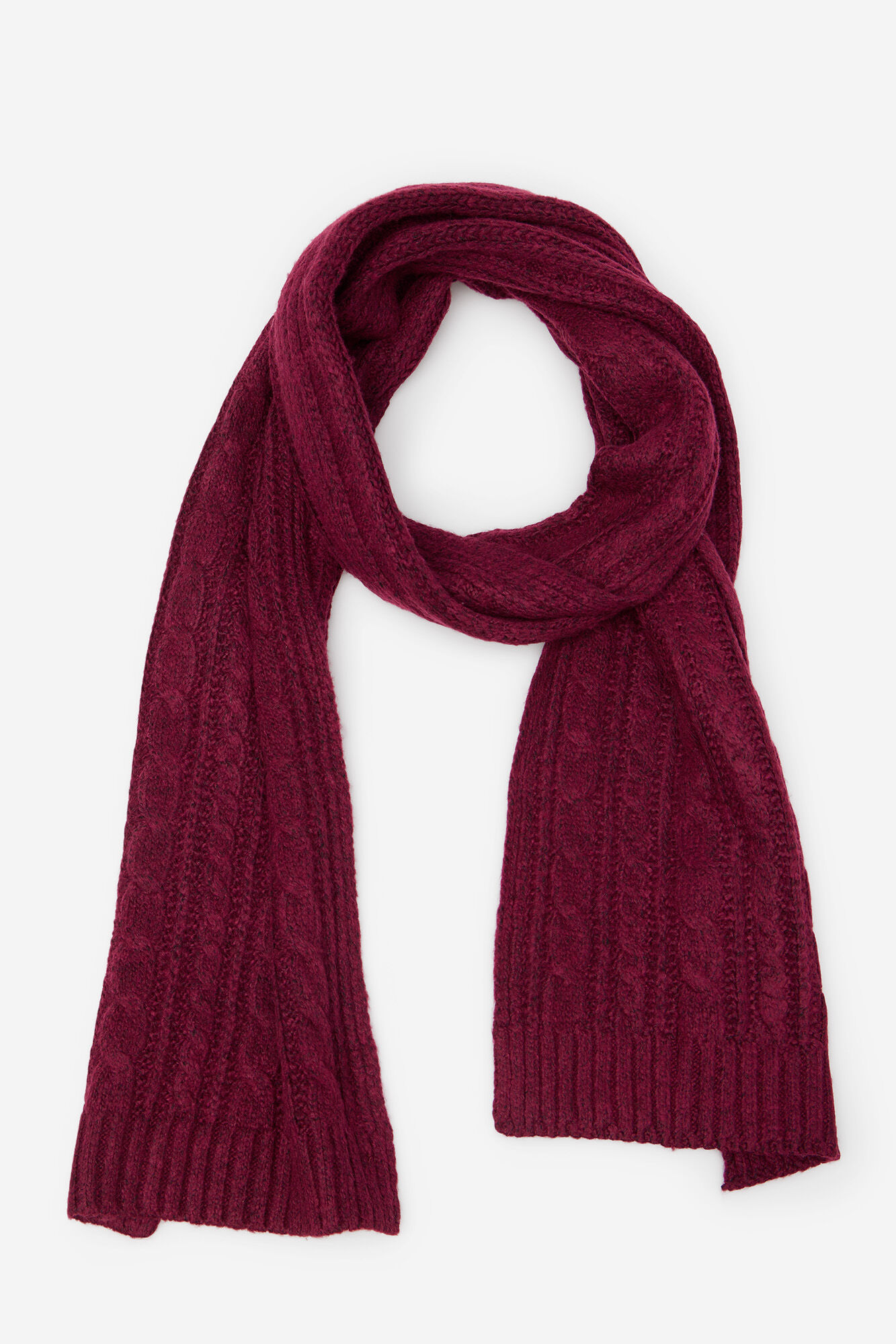 Cortefiel Eight - cross-knit scarf