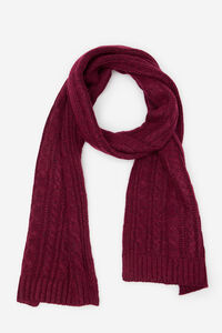 Cortefiel Eight - cross-knit scarf