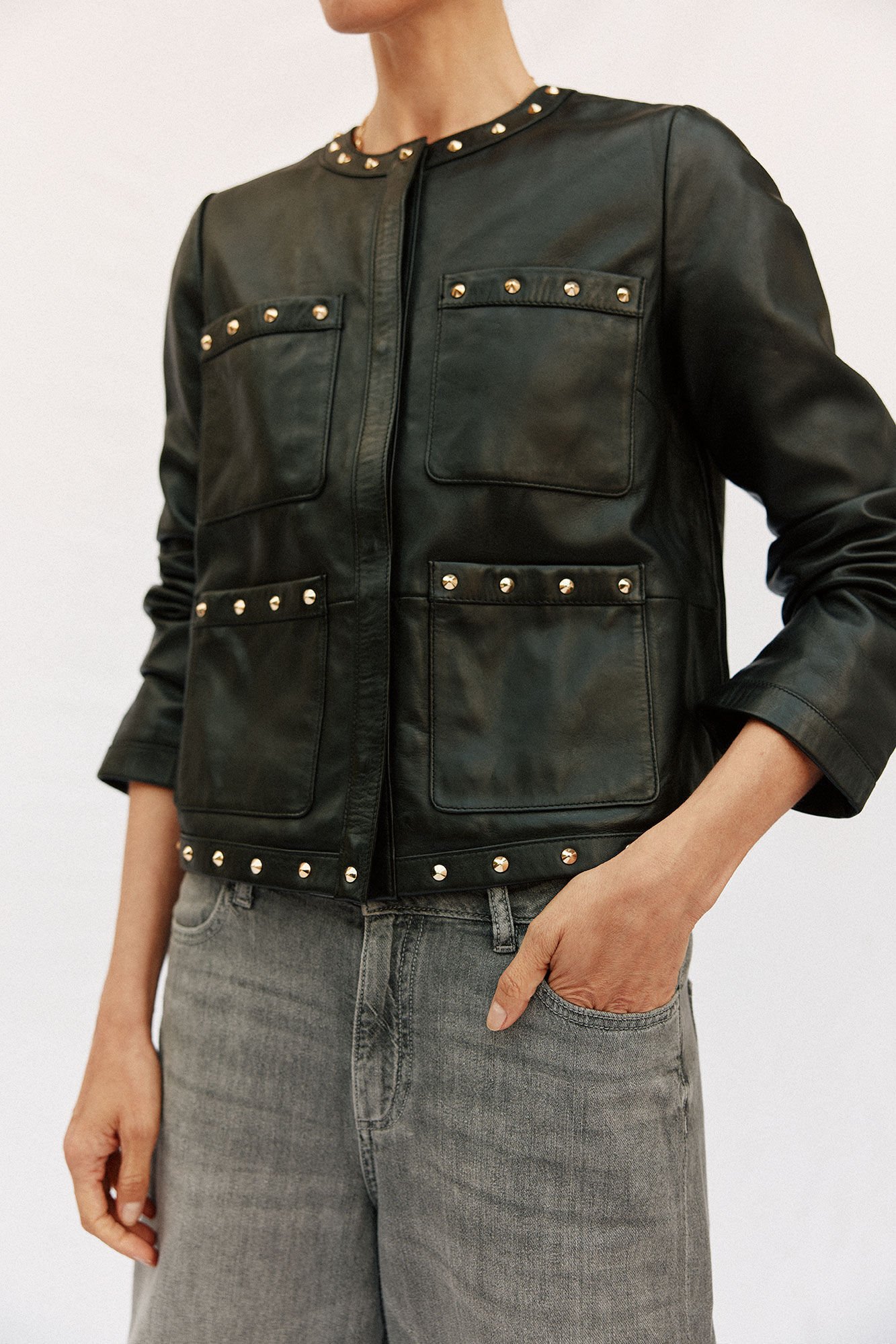 Cortefiel Studded jacket