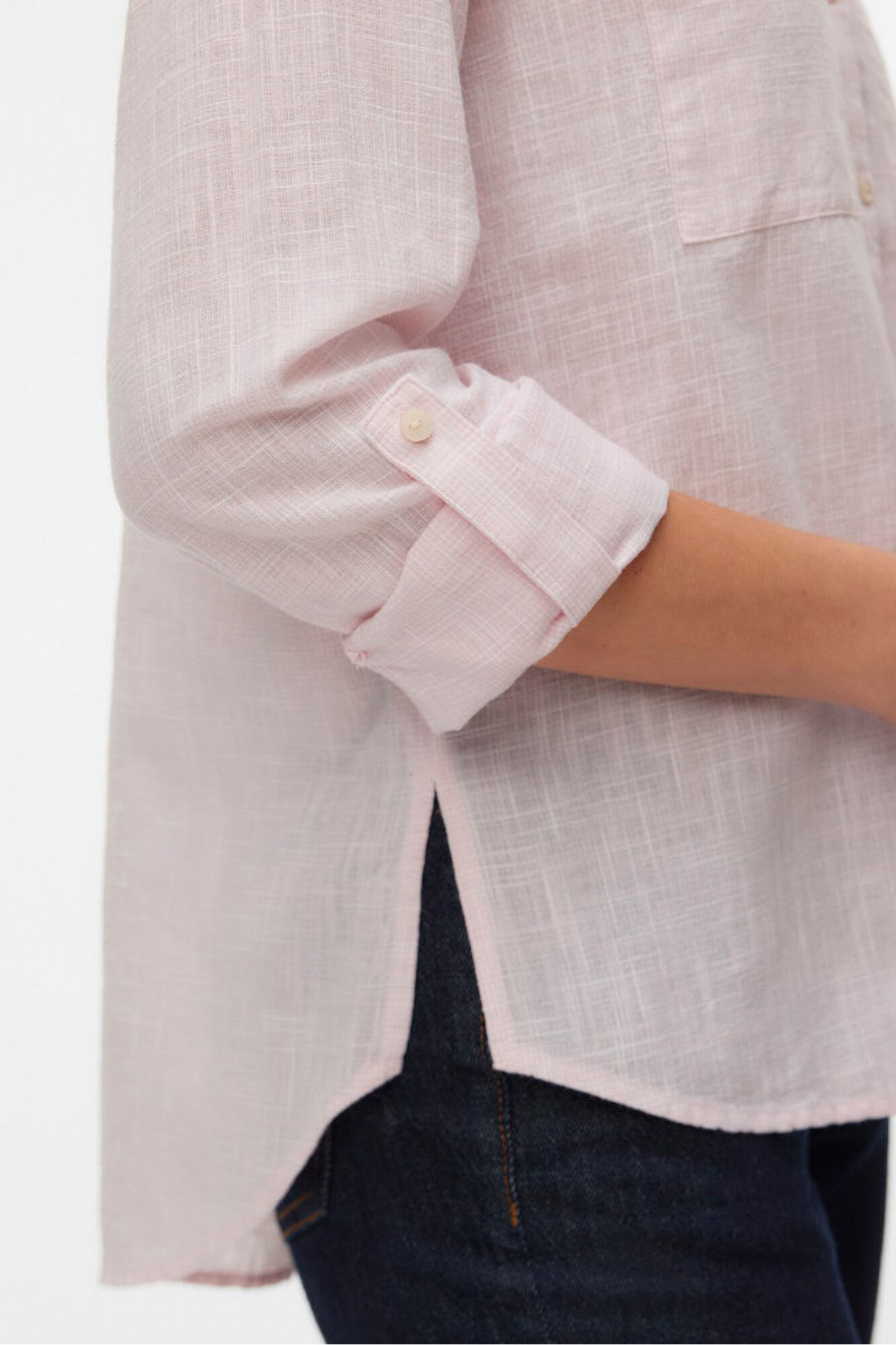 Vero Moda Camisa com la&ccedil;ada na gola