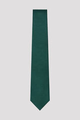 Cortefiel NATURAL silk tie Dark green