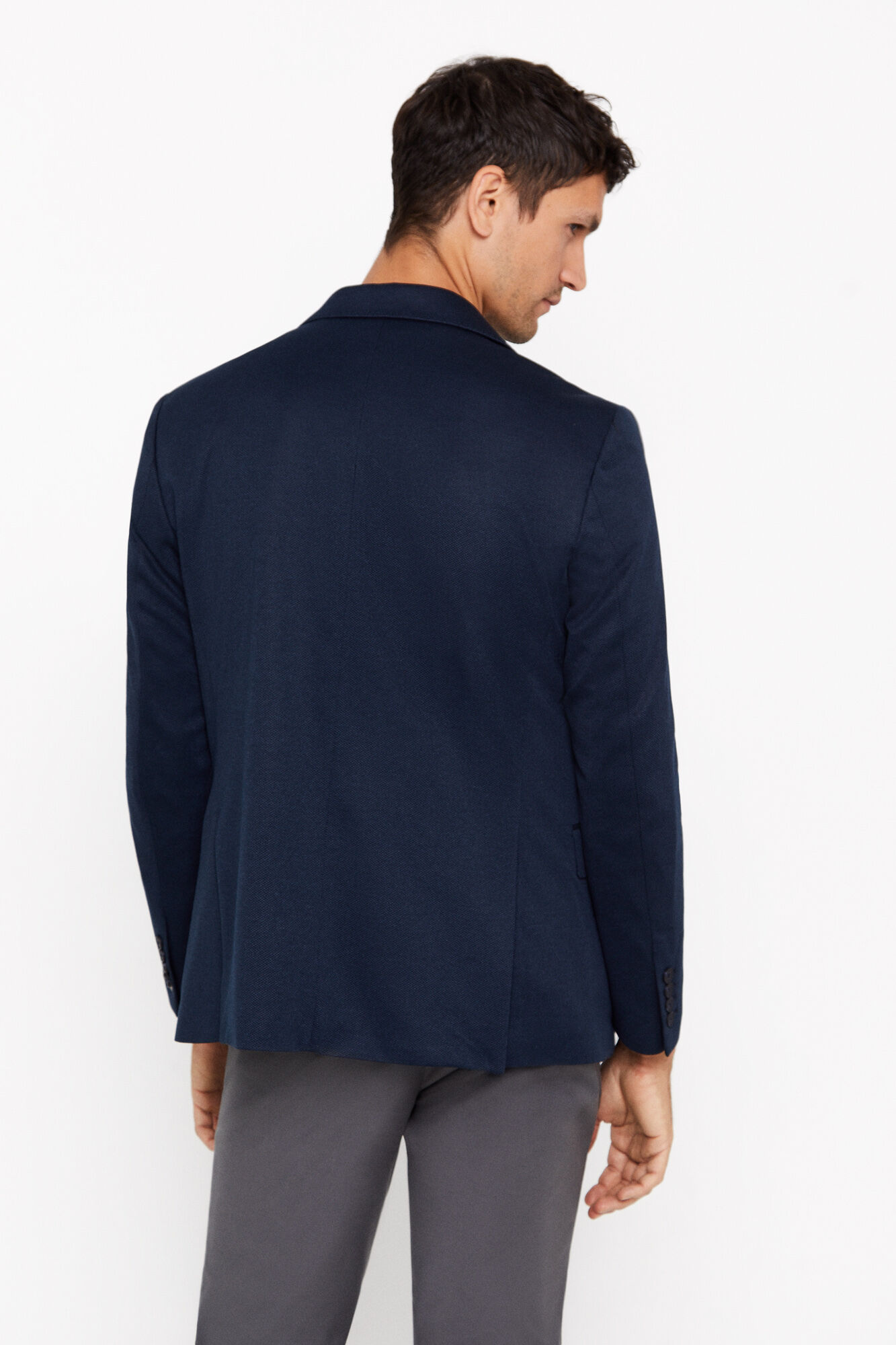Jersey knit clearance blazer