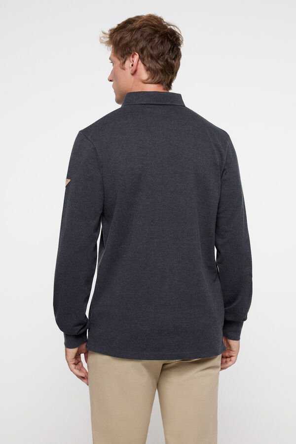 Privata Casual polo shirt Grey