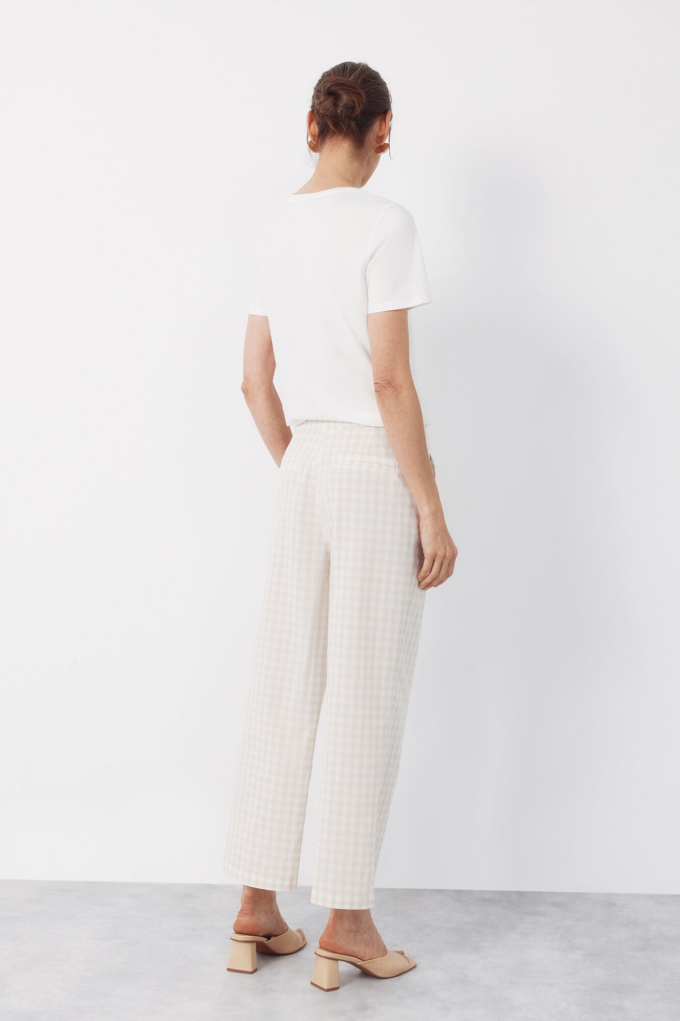 Cortefiel Gingham trousers