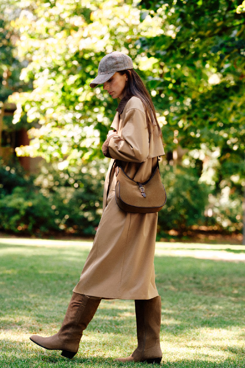 Cortefiel Bota campera piel