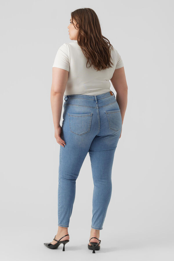 Cortefiel Plus size skinny jeans  Blue