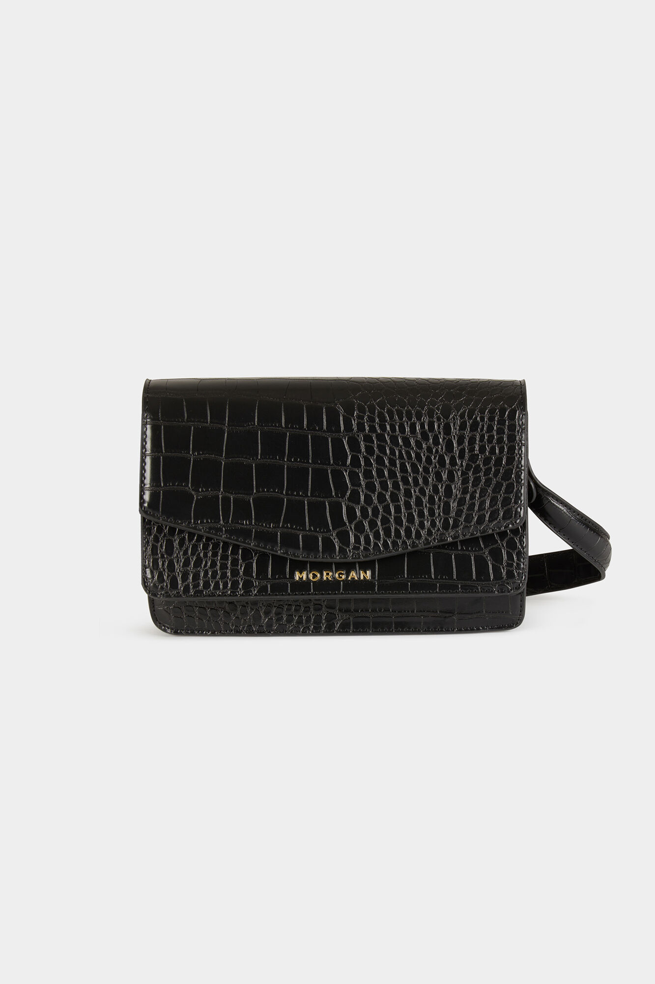 Bolso baguette efecto cocodrilo Bolsos de mujer Cortefiel