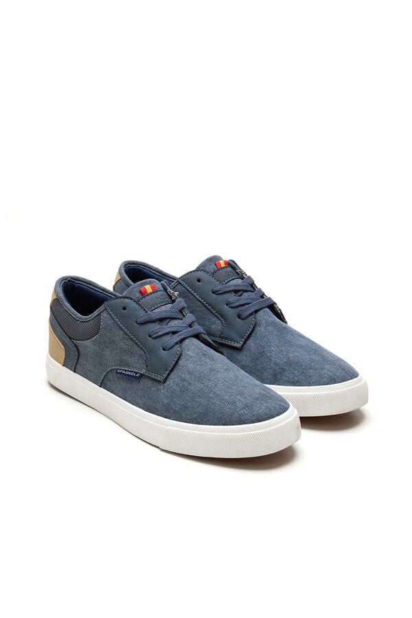 Spagnolo Bamba de lona tempo livre Azul