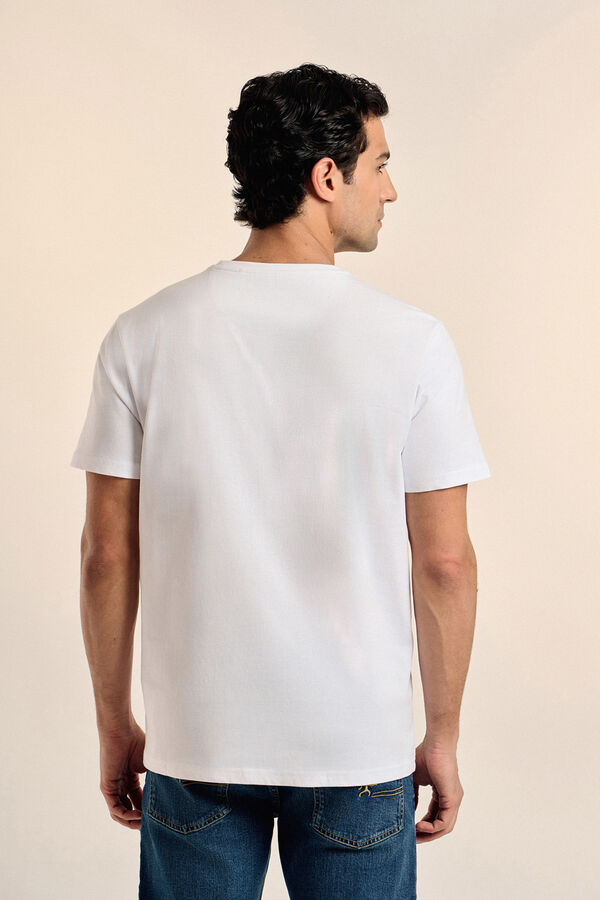 Valecuatro T-shirt logo Branco