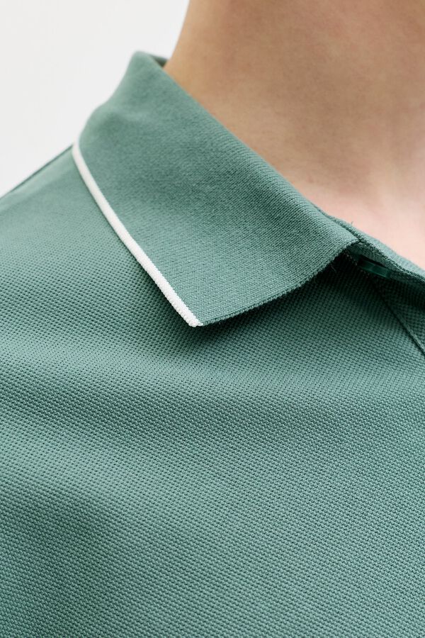 Jack & Jones Cotton short sleeve polo shirt Dark green