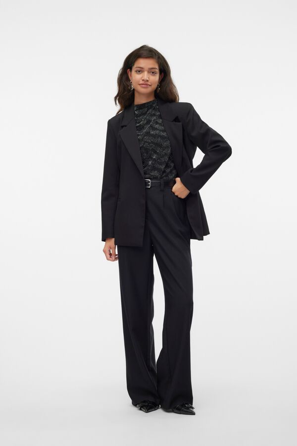 Vero Moda Blazer cintado Preto