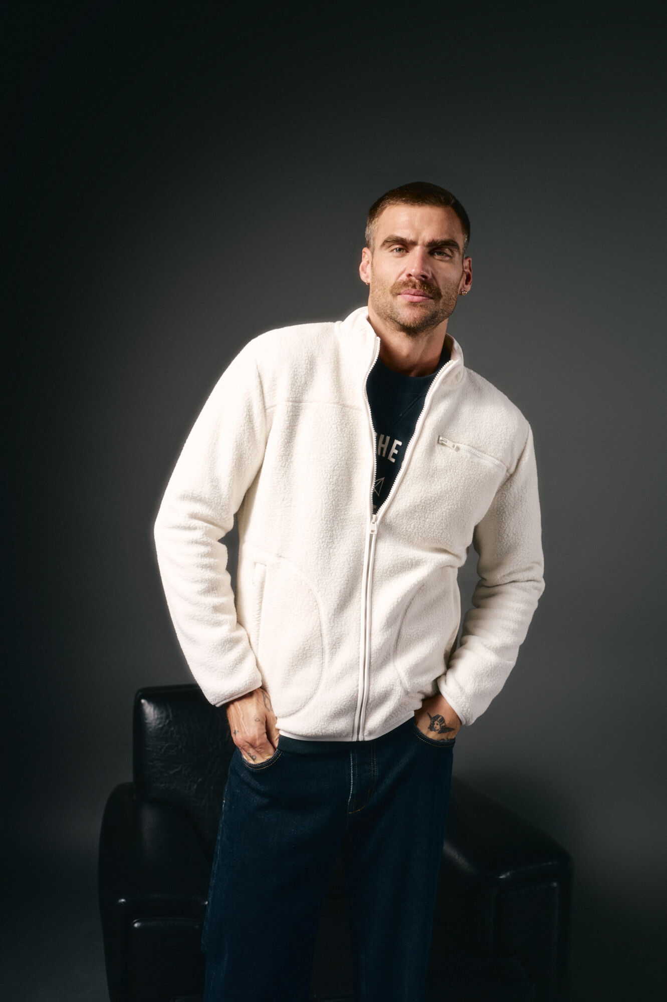 OOTO C&aacute;rdigan tejido sherpa