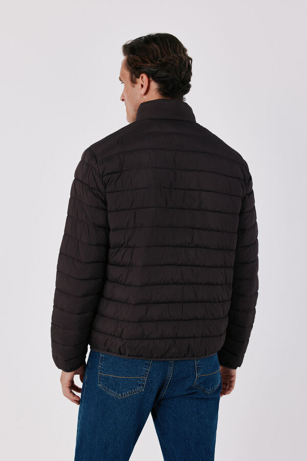 Cortefiel Ultralight puffer jacket Dark brown