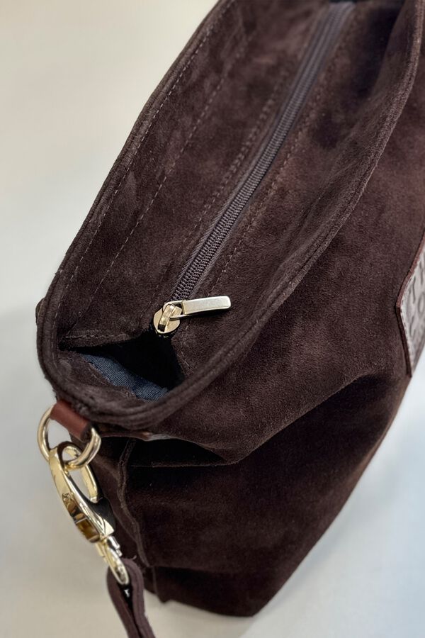 The Code Bolsa a tiracolo Dakota em croute Castanho