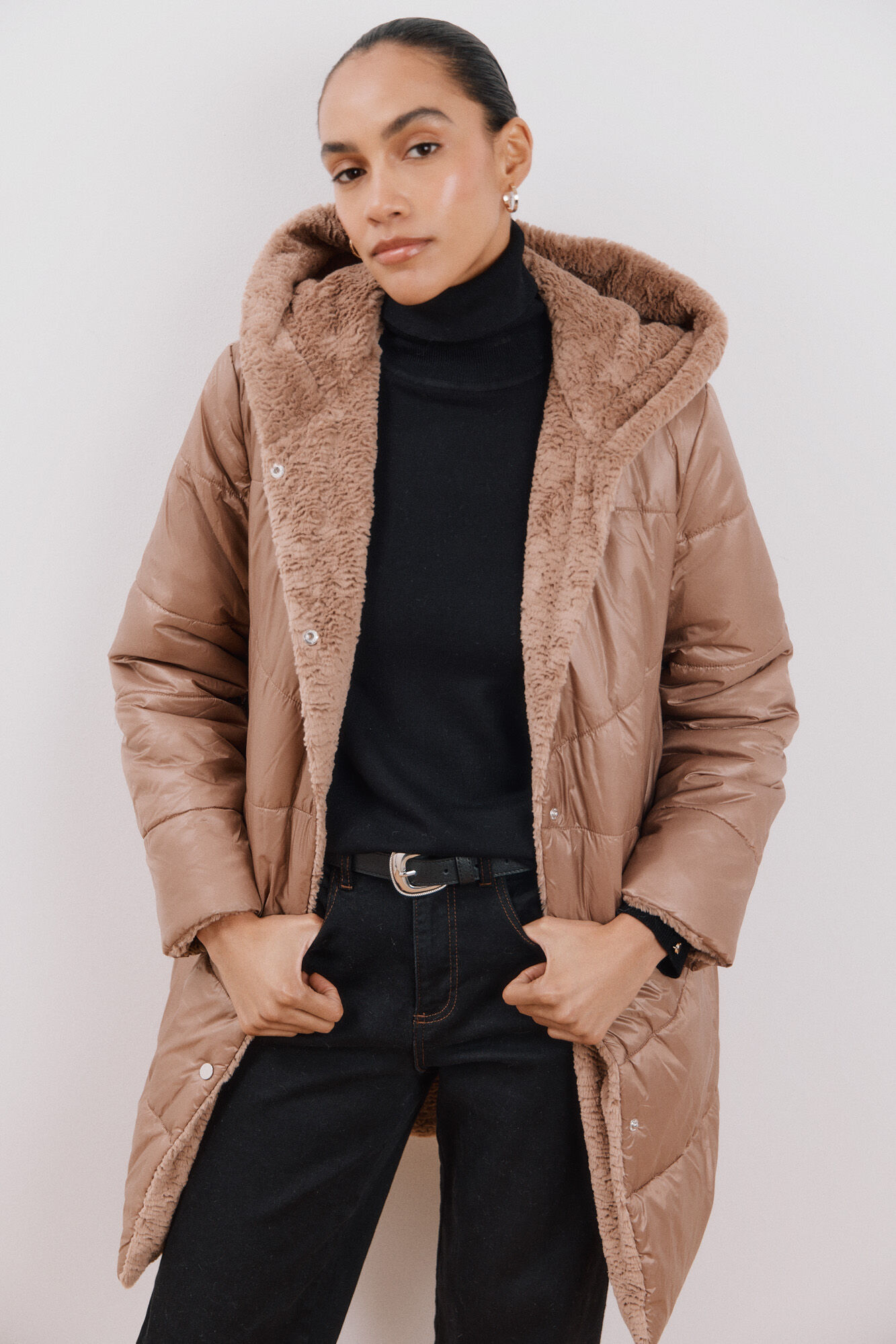 Abrigo Largo Cazadoras Cortefiel Mujer Cortefiel Abrigo Largo