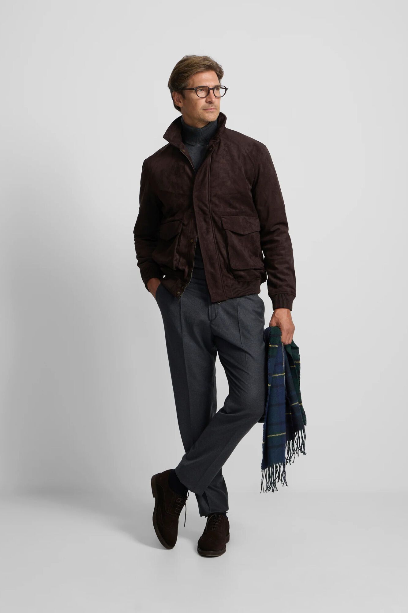 Silbon Split leather jacket