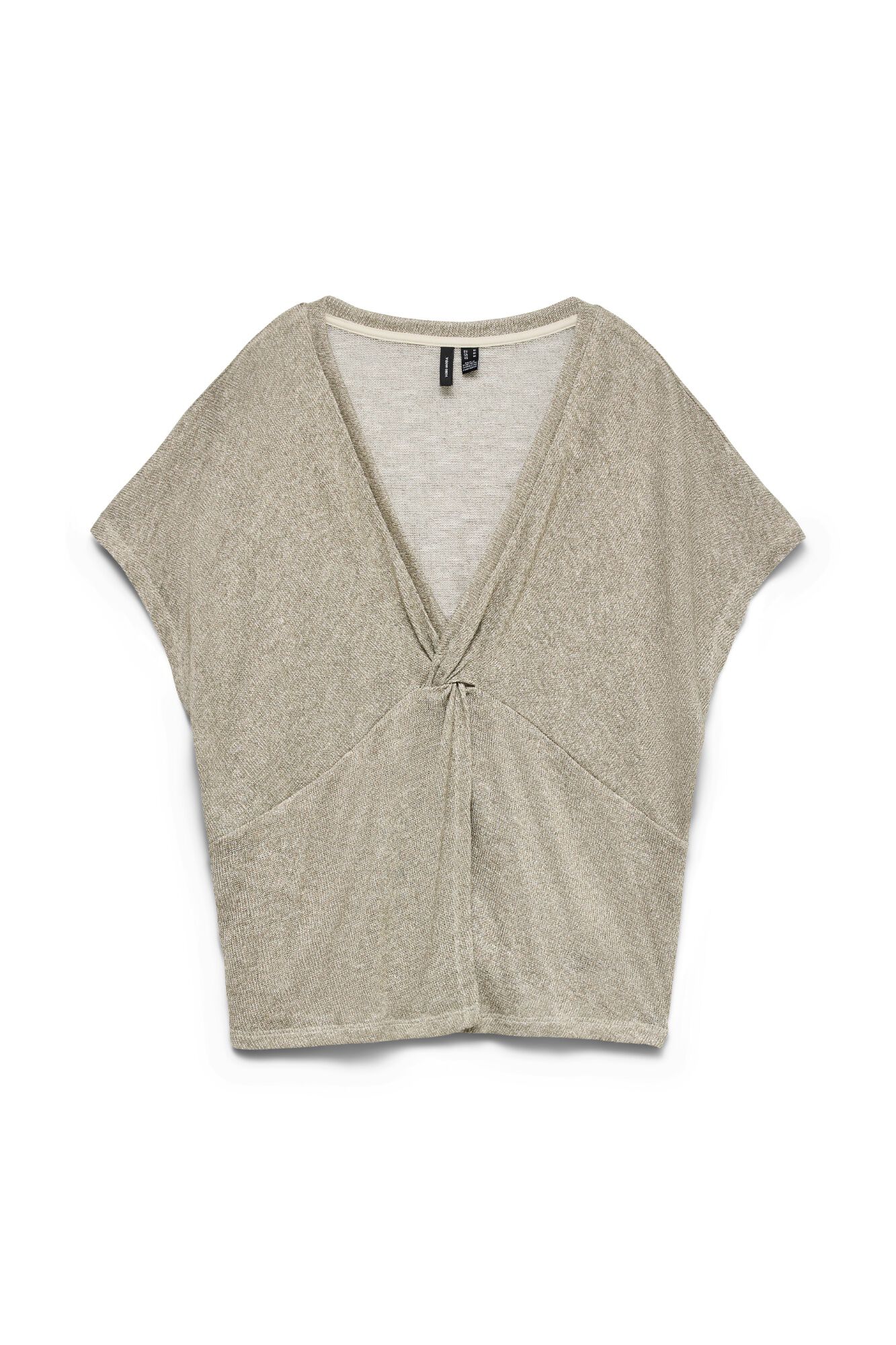 Vero Moda Top escote efecto cruzado con manga corta