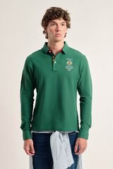 Valecuatro Pólo Valecuatro masculino com escudo espanhol verde intenso Verde
