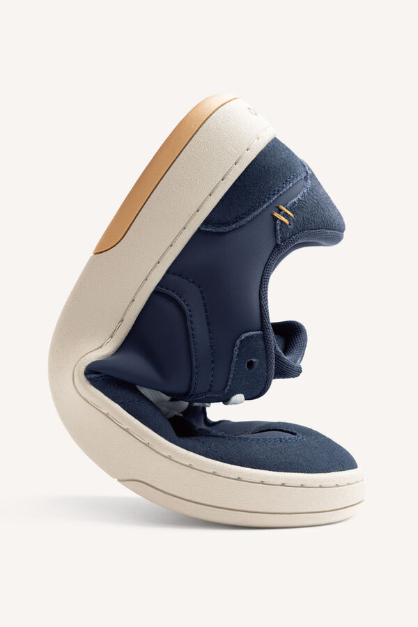 Gioseppo Chinelos de pele Masasi Azul