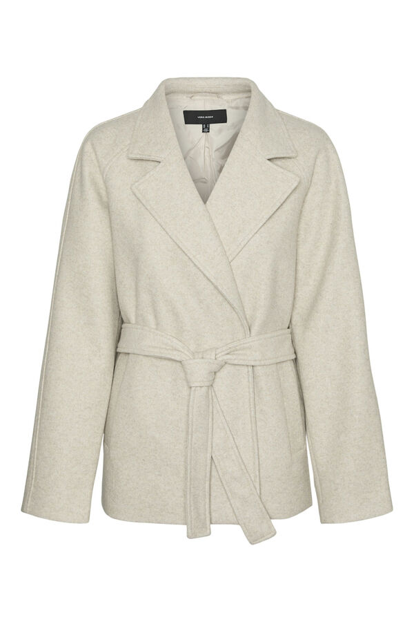Vero Moda Jaqueta curta de pano Cinzento