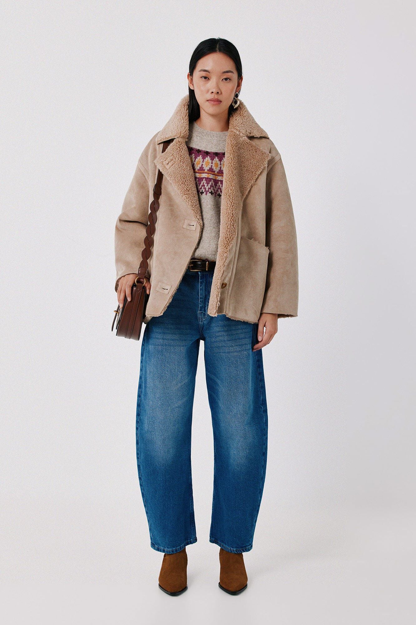 Cortefiel Double-faced jacket