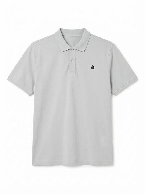Cortefiel Piqu&eacute; basic polo shirt Blue