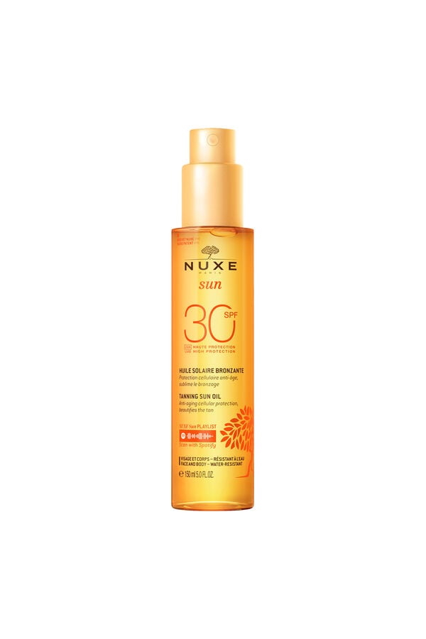 Cortefiel Nuxe Sun Tanning Oil Face and Body SPF 30 Orange