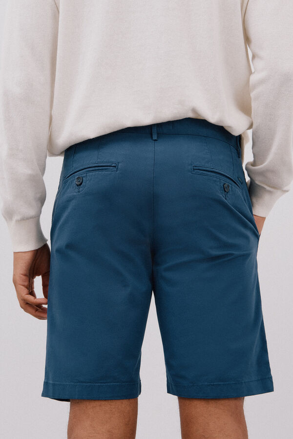 Cortefiel Chino bermuda shorts Blue