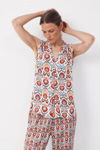 Cortefiel Blusa fluida pliegue
