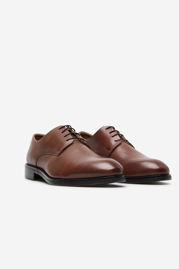 Cortefiel Lace-up dress shoe Dark brown