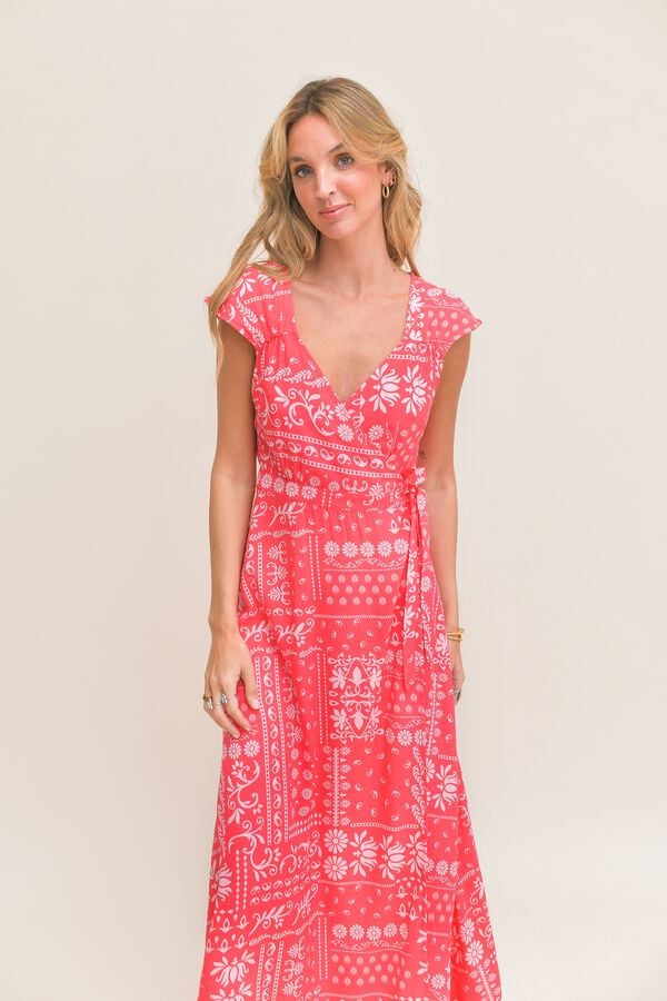 Jaase Vestido comprido Remy Vermelho
