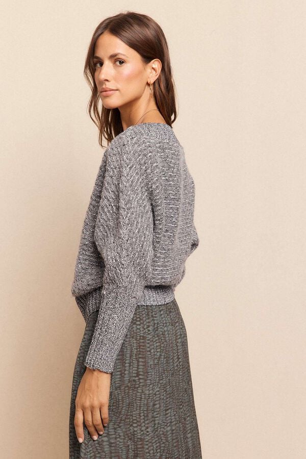 Slowlove Jersey asimétrico Gris