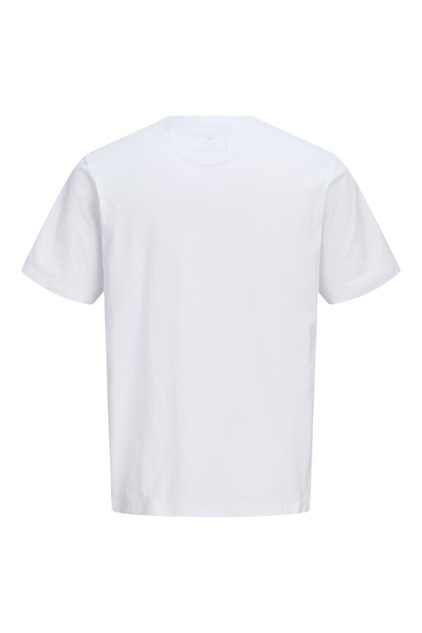 Jack & Jones Print regular fit T-shirt White