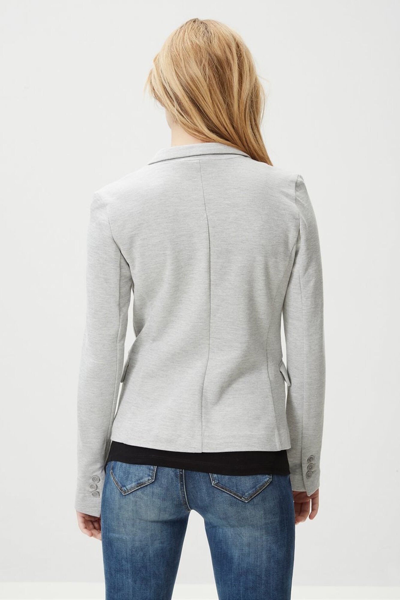 Vero Moda Blazer feminino de manga comprida com bolsos