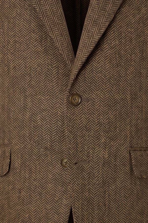 Silbon Blazer espiga Castanho
