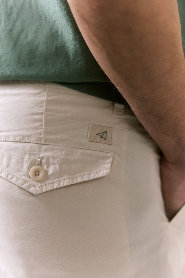 OOTO Poplin Bermuda shorts Beige