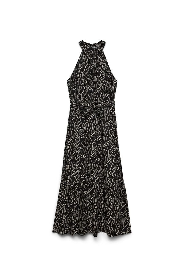 Vero Moda Vestido comprido gola halter Multicolorido