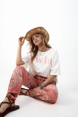 Slowlove Camiseta crop Slowlove Branco