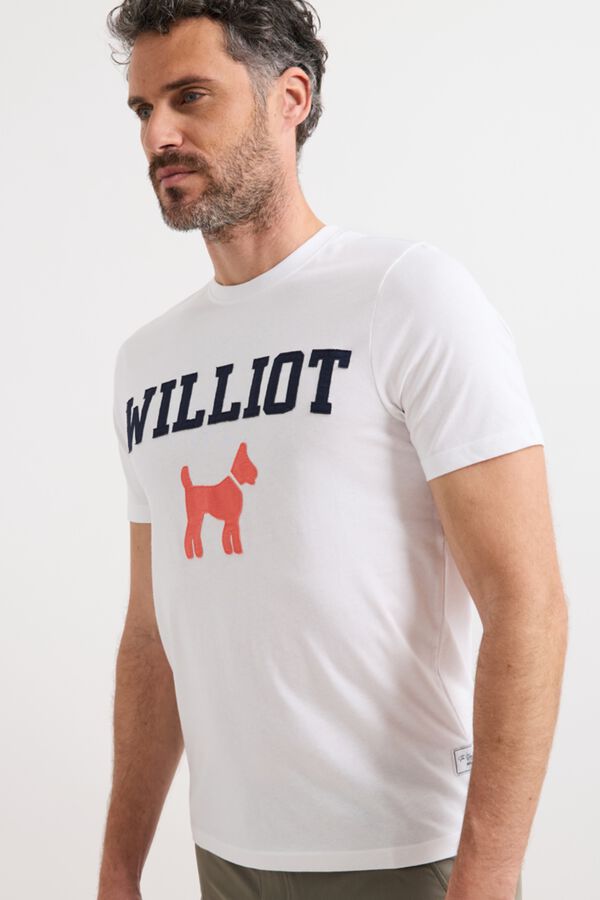 Williot Patch logo T-shirt White
